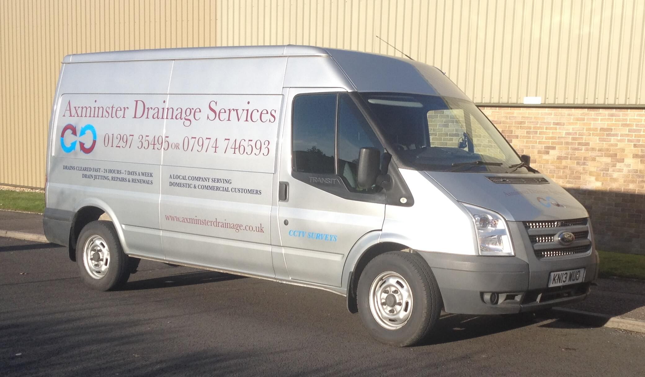 Axminster Drainage Services equipment